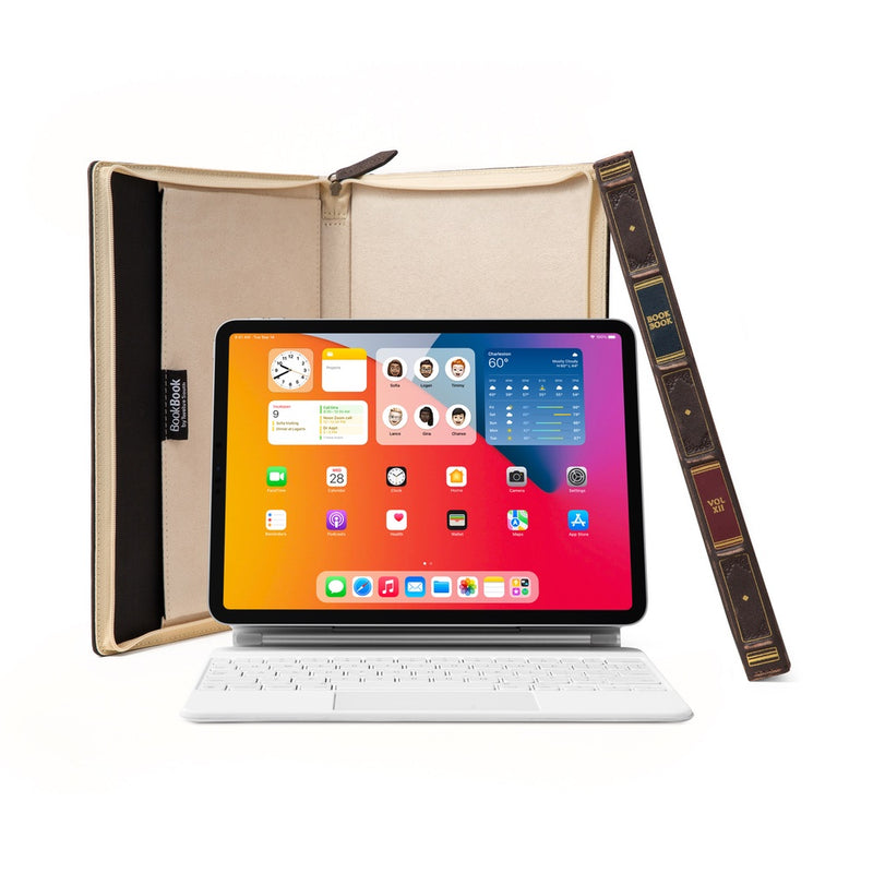 Twelve South BookBook Cover for 11" iPad + Keyboard (Cream Lining)
