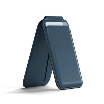 Satechi Magnetic Wallet Stand for iPhone Blue